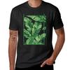 Tropical Banana Leaves TShirt Korean Fashion Plus Size Tops Mens Workout Shirts