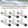 6 st Bränslespridare För Jaguar Ford X-Type 2.1L V6 01-09 2X43-CA 2X43CA