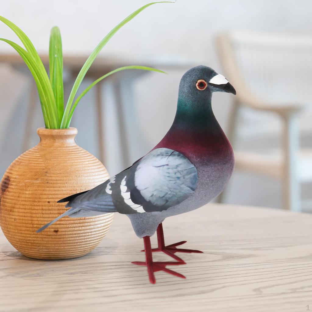 2 Pieces Realistic Foam Bird Statuette Ornament Simulated Detailed Educational Decoration Suitable