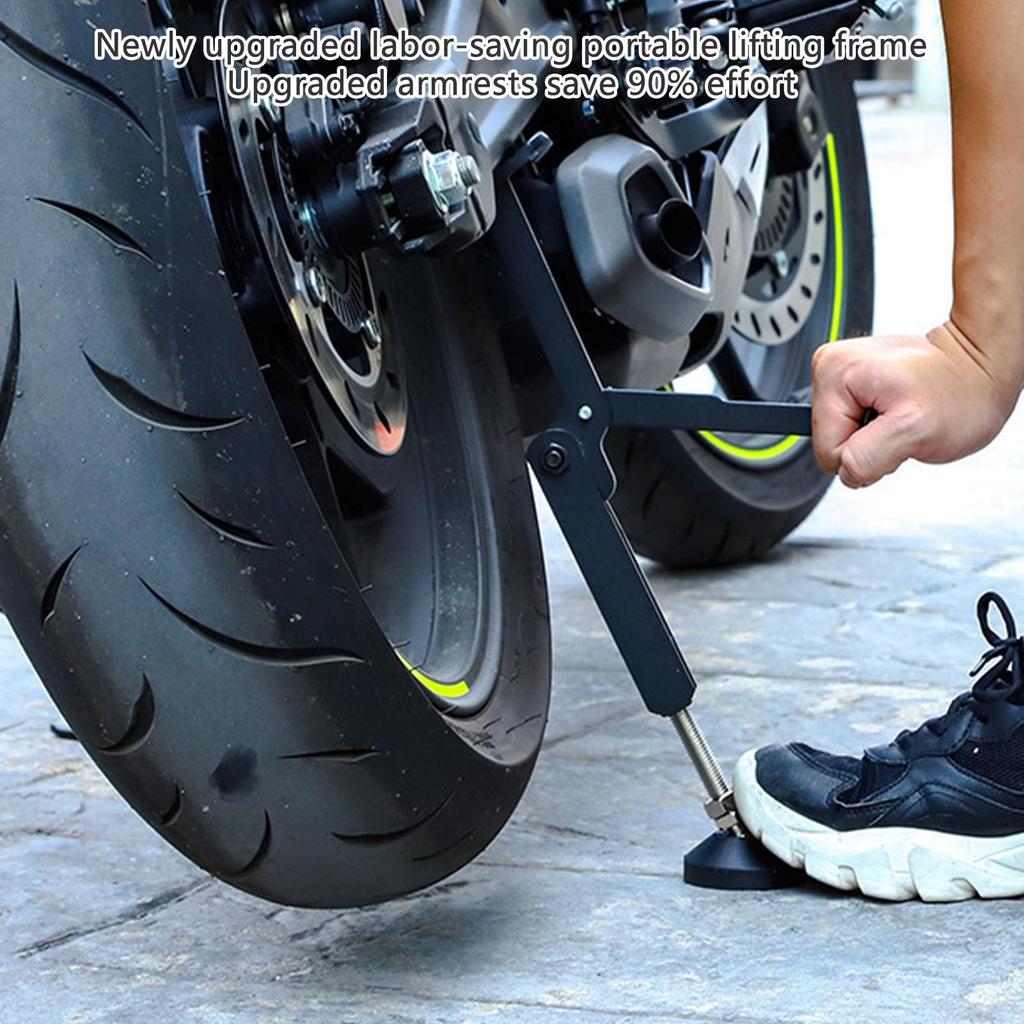Motorcycle Wheel Lift Stand Labor Saving Motorcycle Jack Kickstand  Wheel Support Side Stand Swingarm Lift Lifter Frame For Moto
