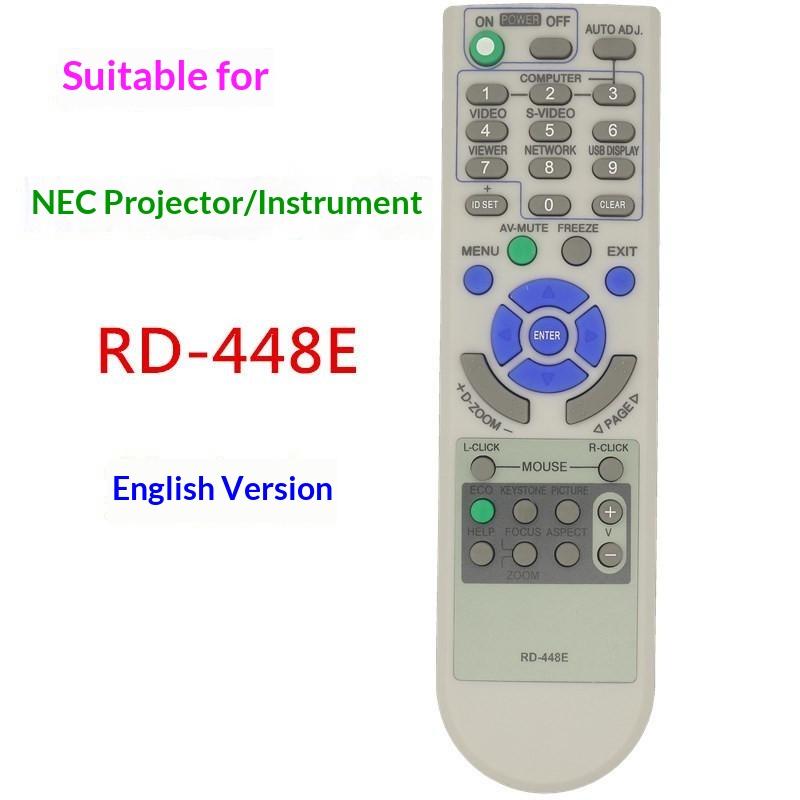 New Replaced Remote Control For Projector Rd-448E Projector For Home Office Universal Remote Control Accessory