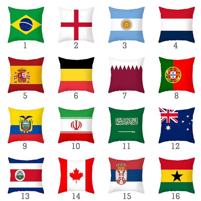 World Cup Fan Print Cushion Pillow