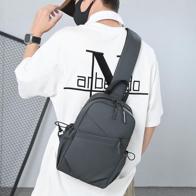 Men's Chest Bag Lightweight Crossbody Bag  Commuter Shoulder Bag