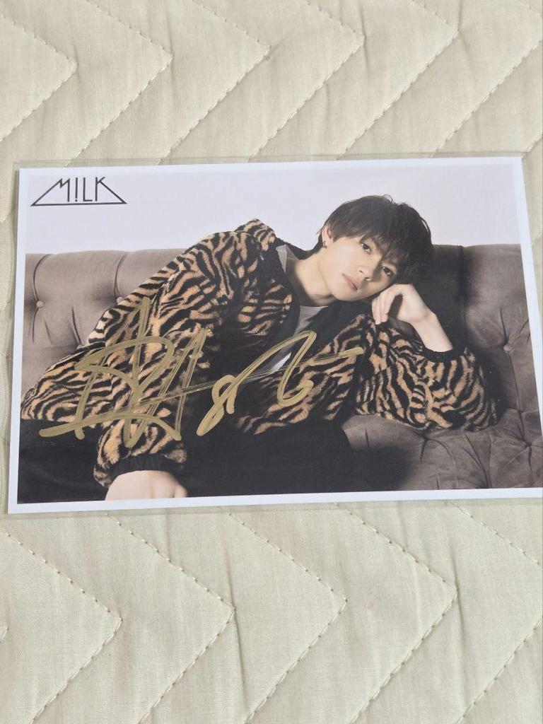 [USED] M!LK Sano Hayato autographed photo