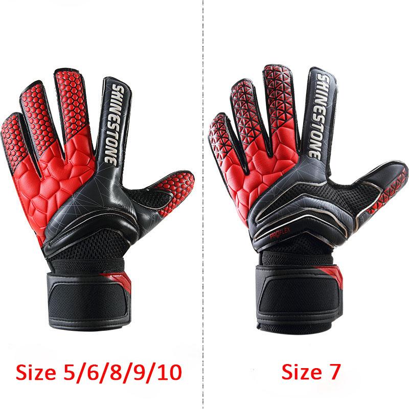 Men Professional Soccer Goalkeeper Gloves Finger Protection Goal Thickened Latex Football Gloves for futbol futebol Goalkeeper