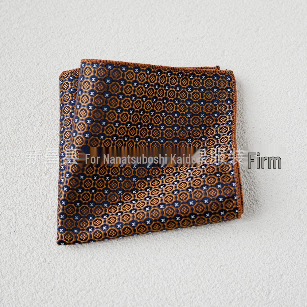 Britischer Retro-Blumen-Einstecktuch: Herren Business-Anzugtaschentuch im koreanischen Stil Formale Kleidung Accessoire