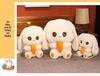 Douyin Cute Radish Rabbit Plush - Long-Eared Bunny Doll Birthday Gift for Girls