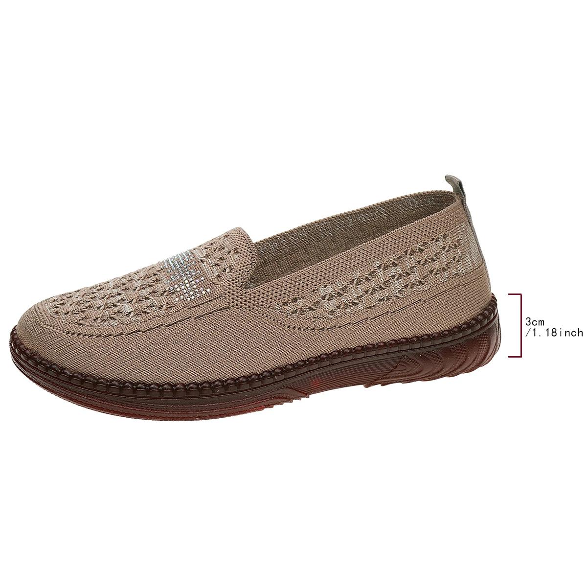 

Женские туфли на плоской подошве, повседневные мокасины, мягкие удобные туфли, новинка осени 2024 года, прогулочные платья, дышащие сандалии, женский тренд 40 коричневый