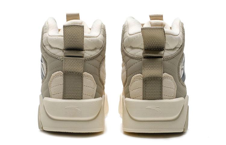 Men's Sneakers Anta Life Collection High top Skateboard Shoes Men's White Yellow