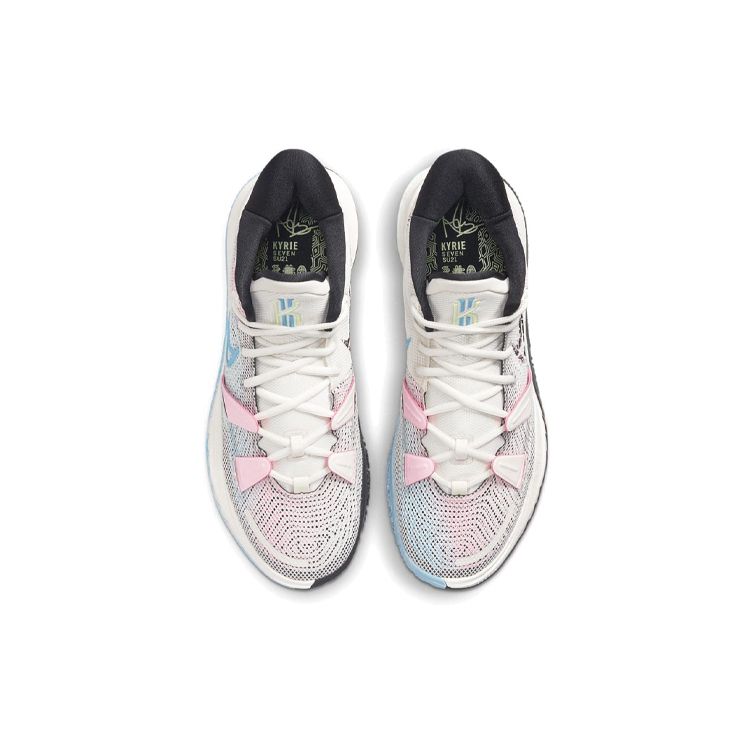 Nike Kyrie 7 EP Pale Ivory Unisex Sneakers Cream Chlorine-Blue Black CZ0143-100