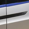 4Pcs/Set Carbon Fiber Car Door Handle Protective Sticker Decor For Tesla Model X