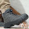 New Rotating Button Work Boots Men Puncture-Proof Men Safety Boots Protective Shoes Indestructible Security Steel Toe Shoes