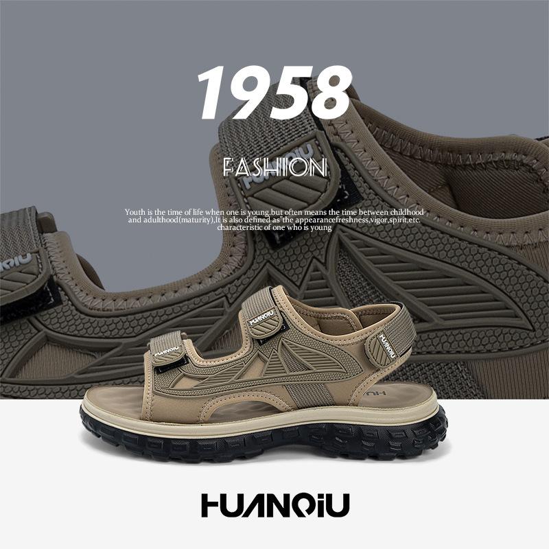 Global wear sandals men's ZHQ-JY016 summer men's shoes fashionable and comfortable beach shoes soft sole light cool slippers