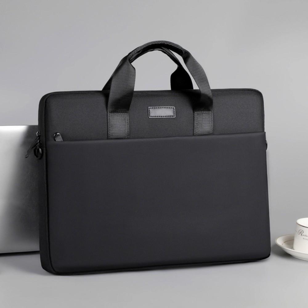With Shoulder Strap Portable Laptop Bags Shockproof with Handle Business Laptop Bag Briefcase Wear-resistant Laptop Shoulder Bag