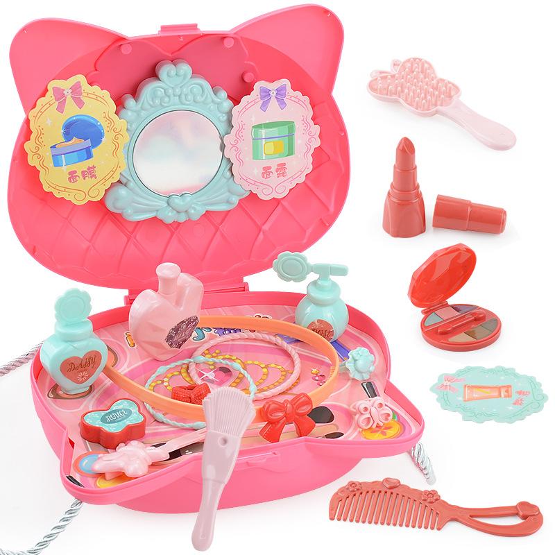 Children'S Shoulder Bag Play House Cosmetics Dressing Toy Set, Simulated Messenger Bag Little Doctor Toy