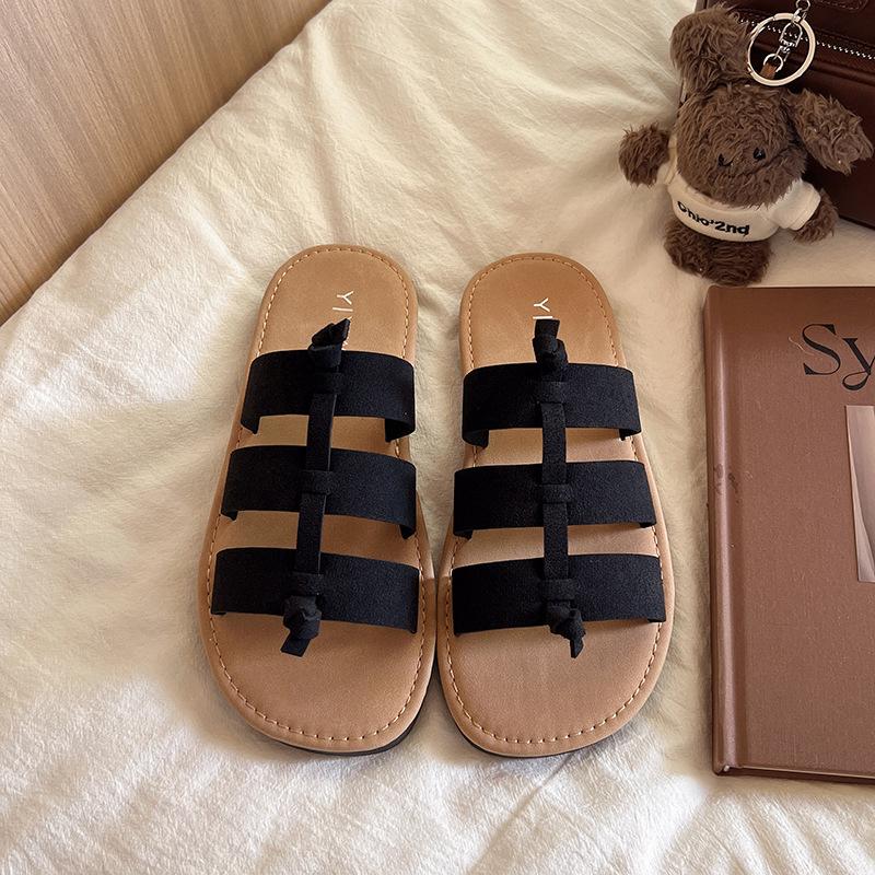 

Soft bottom one-word drag beach wind with cool slippers women s outer wear skirt flat bottom fairy new summer 42 чорний