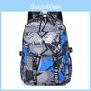 Pattern Chinese Stylish Boys Backpack With Large Storage For Daily Activities