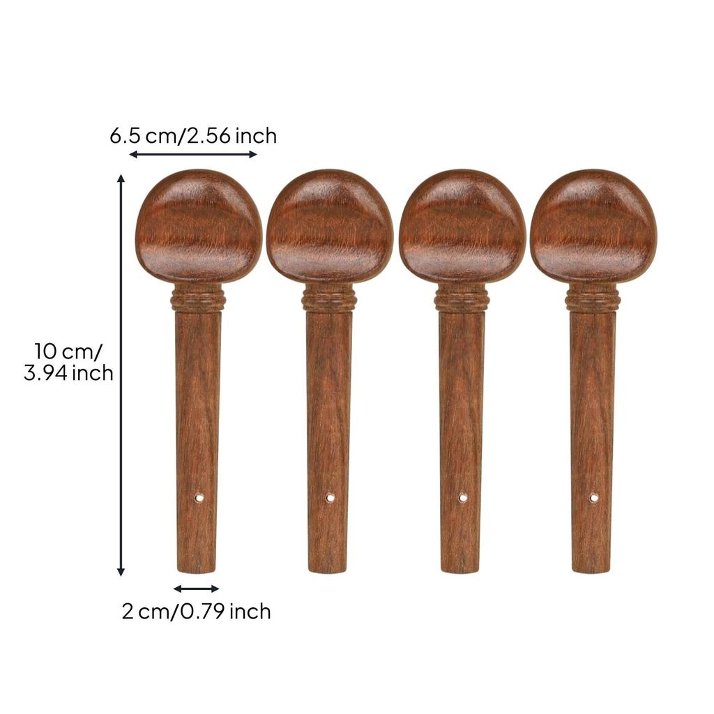 4 Pieces Violin Tuning Peg Antique tunes r Tapered for Violinists, Luthier, Instrument