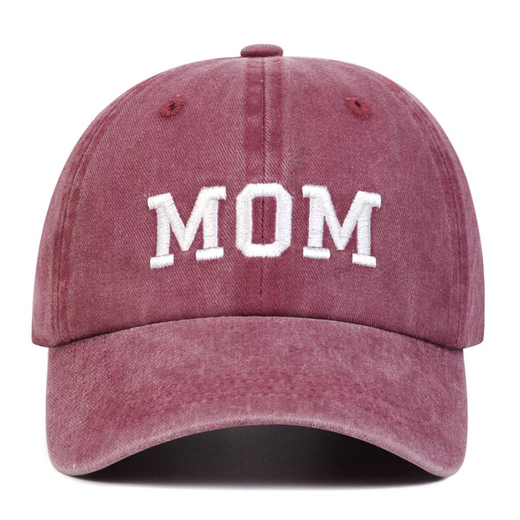 Letter MOM Embroidery Dad Hat Outdoor Unisex Sunscreen Baseball Cap Fashion Hip Hop Caps Washed Hats Golf Cap KTY