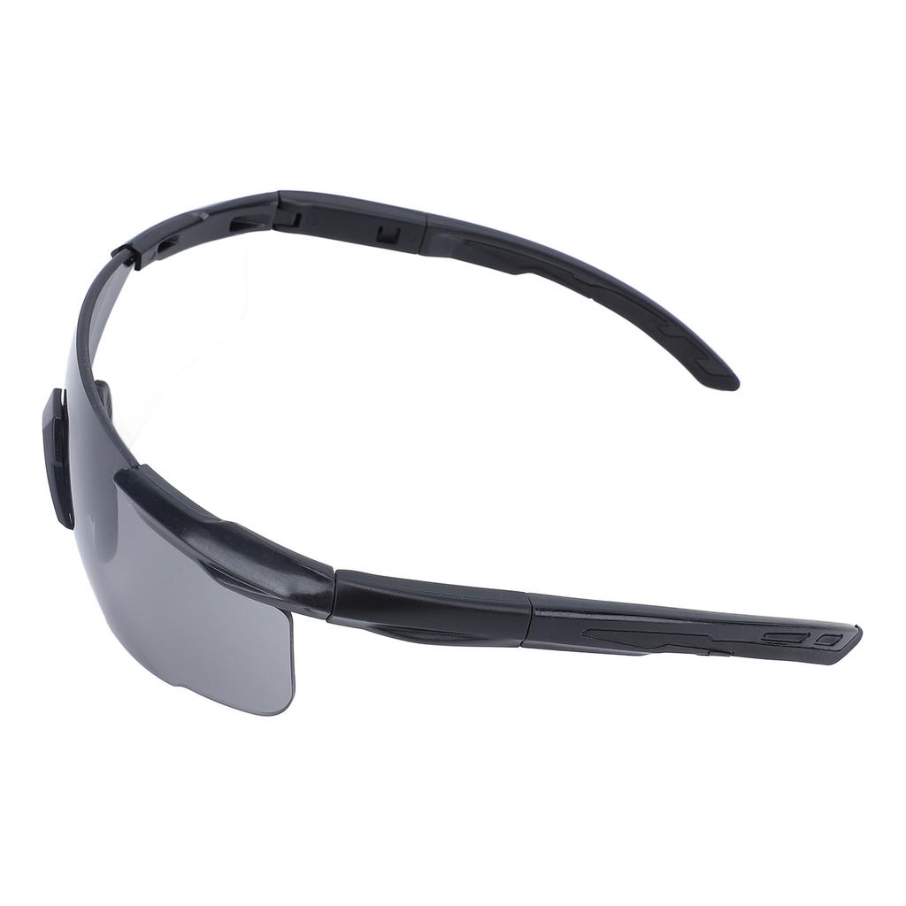 Sportsonnenbrille Winddicht Hochtemperaturbeständig HD-Linse Radfahren Laufen Angeln Brille Schwarz