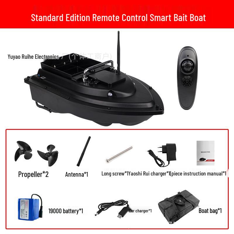 Large Remote Control Bait Boat with GPS & Auto Return for Fast Cruising