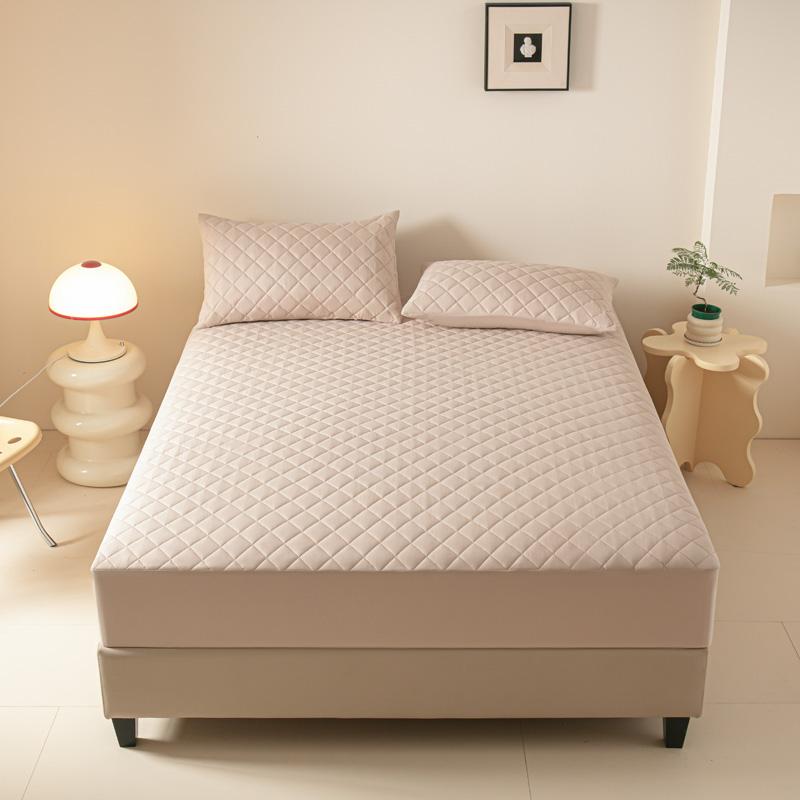 1pc 3D Air Fabric Thick Mattress Cover, 100% Waterproof Mattress Protector, Soft and Breathable Fitted Bed Sheet (No Pillowcase)