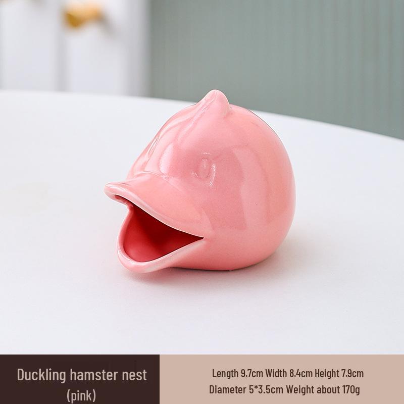 Chladivý keramický úkryt pro křečka: Letní přístřešek a herní domek