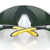 Welding Goggle Prevent Fog Scratch Proof Impact Resistant Red UV Protection Adjustable Legs Welder Glasses