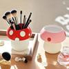 Cute Mushroom Ceramic Pen Container Series Suitable Makeup Brushes Container Office Supplies Desktop Creative Decoration]