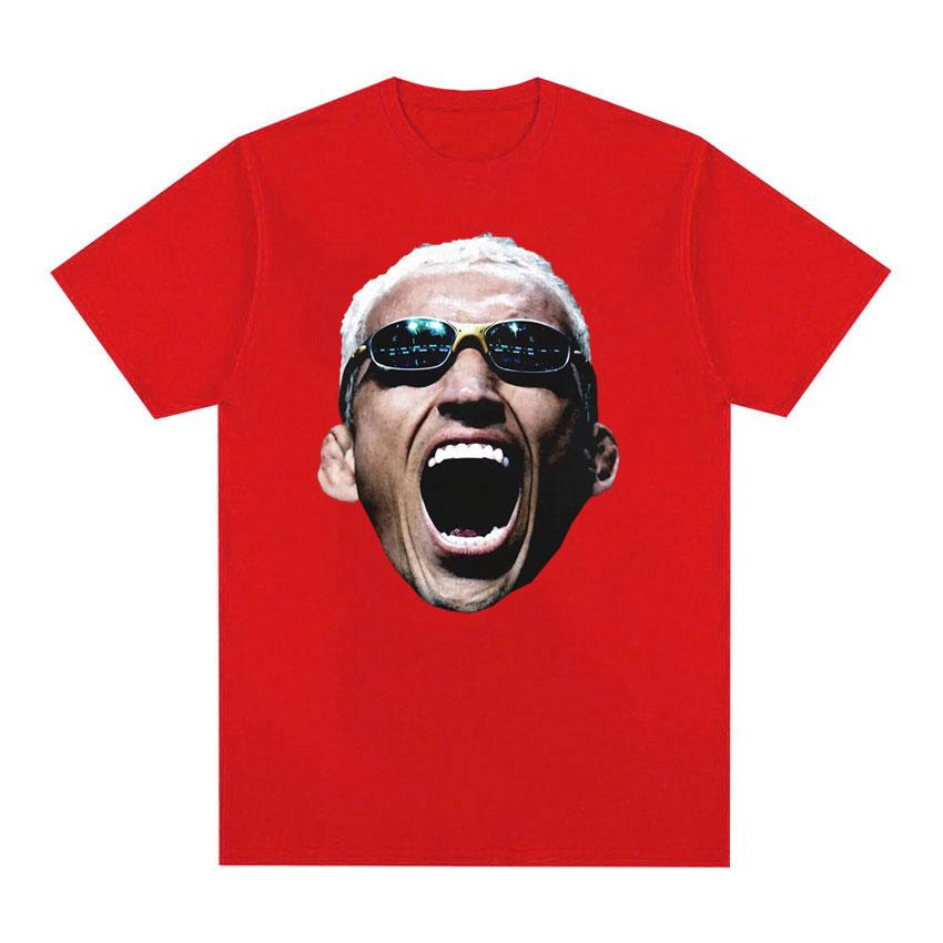 Limited Charles Oliveira Big Face Graphic Tee Shirt Unisex s Clothing Harajuku Vintage Oversized T-shirt Unisex 100% Cotton T Shirt S