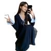 Korean college style dress, children's temperament is loose, full waist, soft waxy, skin-friendly base, long dress inside