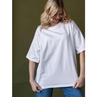 Summer Round Neck Solid Color T-shirts Fashionable Casual Pure Cotton Short Sleeved Women's T-shirt