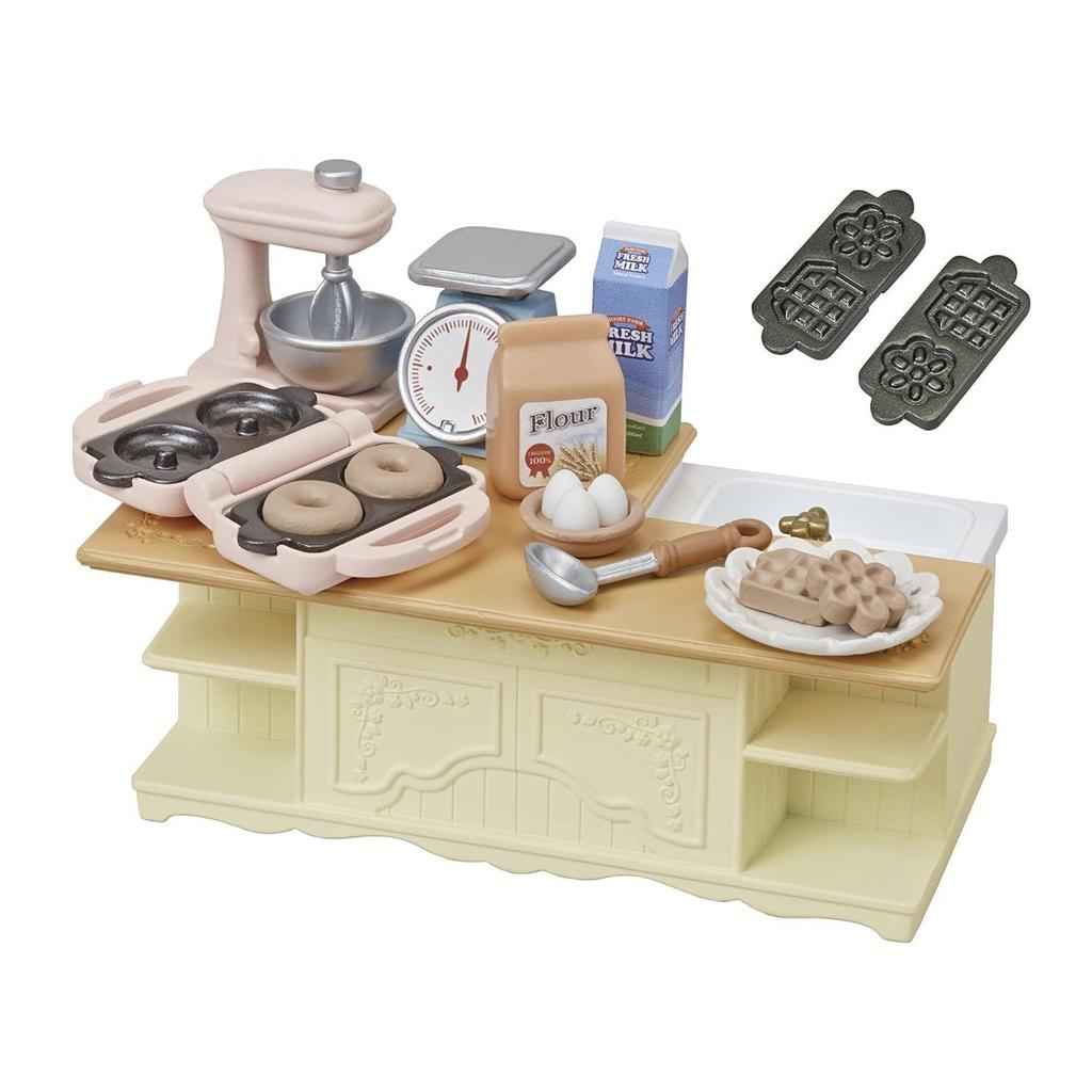 Sylvanian Families Furniture Island Kitchen C-423 ST Mark Certification Ages 3 up Toy Dollhouse EPOCH