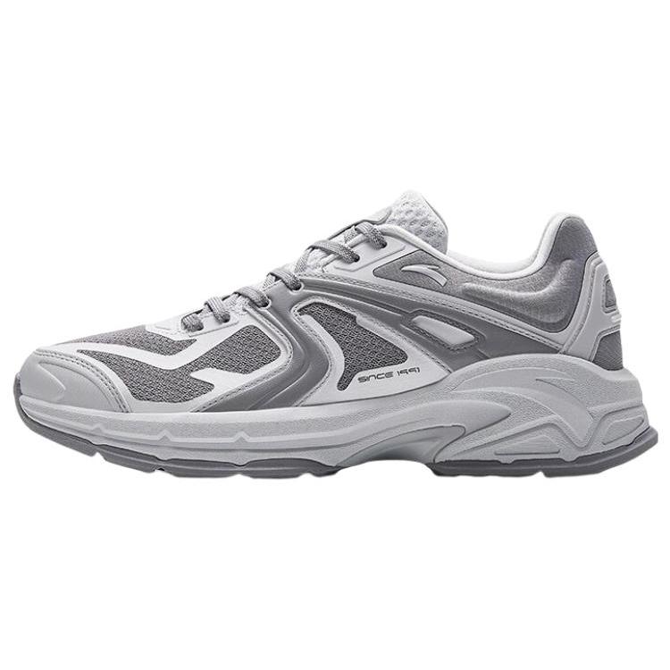

New Anta Anti Slip Wear Resistant Low Top Sports Casual Shoes Men s Gray White 112338881-1 40.5