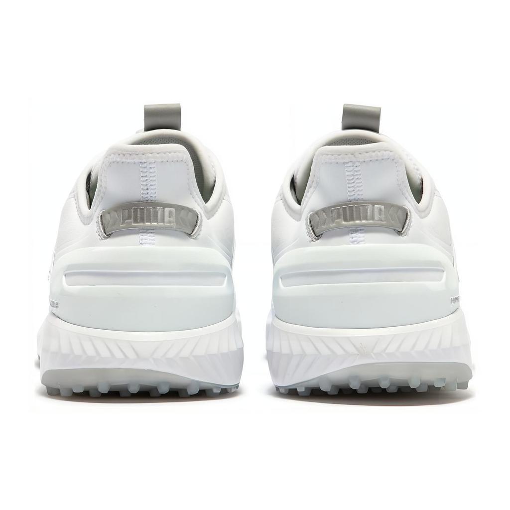 Puma Ignite Elevate Disc Fabric Leather Low Top Golf Shoes Men sneaker Silver White 376080-01