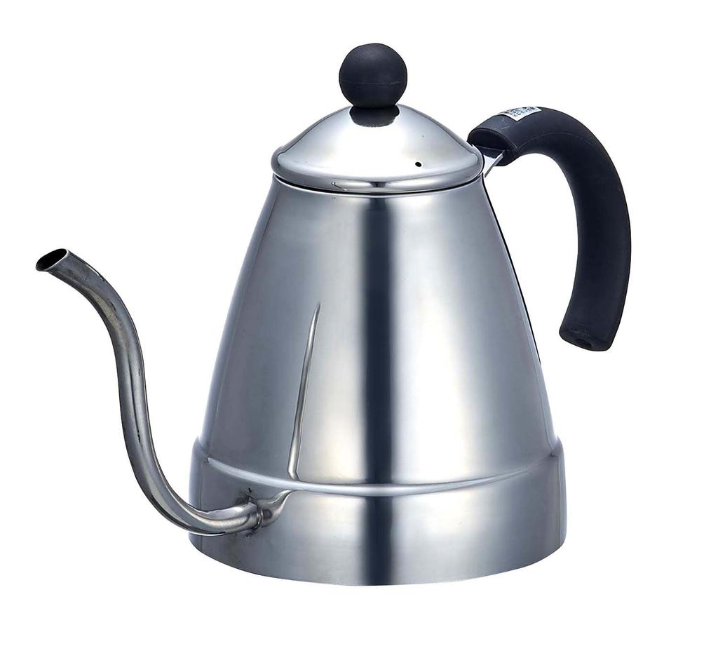 Pearl Metal Coffee Drip Pot, 1.4L, Induction Compatible, Stainless Steel, Aromatic, H-1006