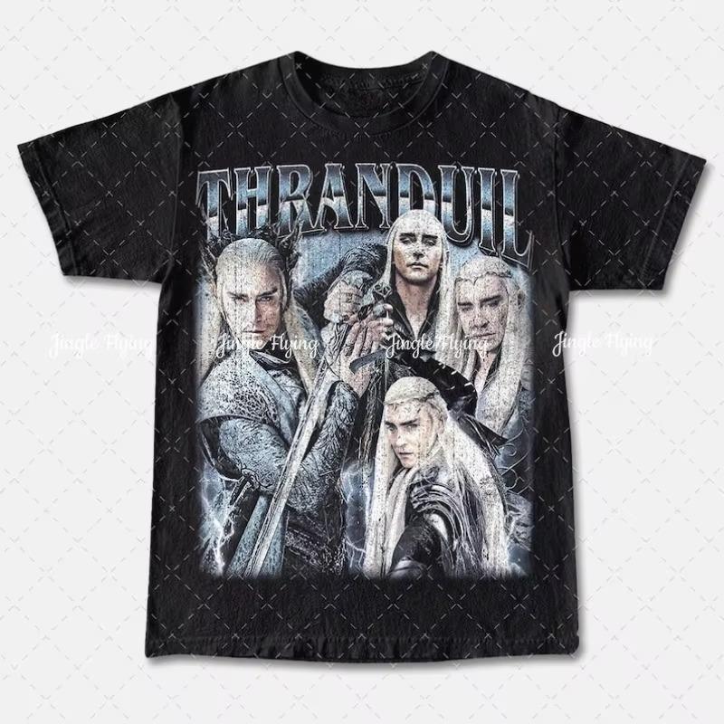 Thranduil Lotr Unisex Tee Elven King Tolkien Shirt Middle Earth Fan Gift Apparel Fantasy Movie T-shirt