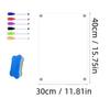2mm Magnetic Acrylic Dry-Erase Board: Weekly Planner & Daily Calendar Refrigerator Magnet