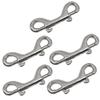 5 Stück 316 Edelstahl Sucha Tauchen Doppelend-Schäkelhaken Clips 100mm Bootszubehör Doppel En