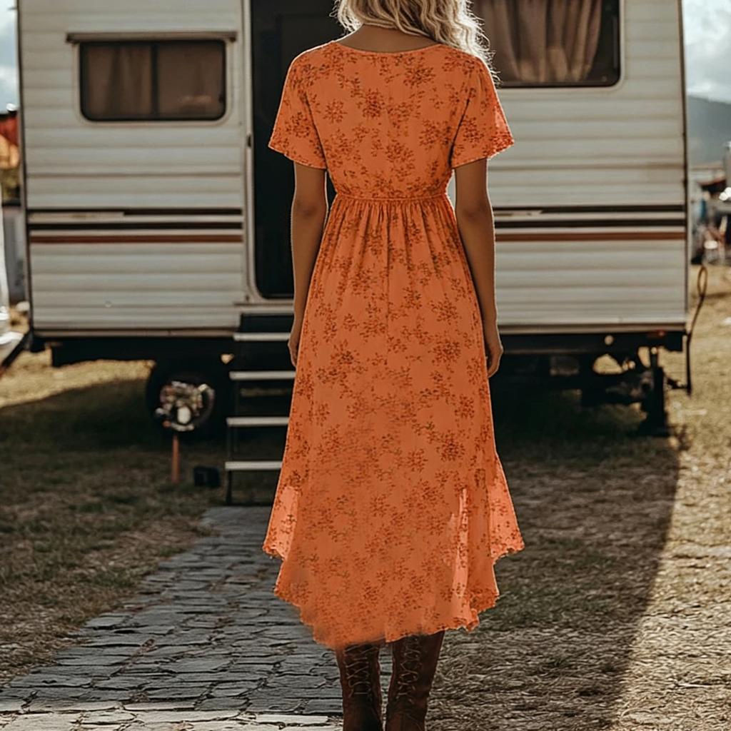 Damen gerafftes figurbetontes Maxikleid mit kurzen Ärmeln Netz-V-Ausschnitt Cocktailparty Lange Kleider