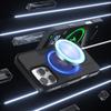 Applicable to iphone15/16e rotating bracket mobile phone case Apple 15promax skin-sensitive magnetic mobile phone case wholesale