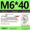 304 Stainless Steel Hex Socket Cap Screw with Washer - Sizes M3, M4, M5, M6, M8, M12