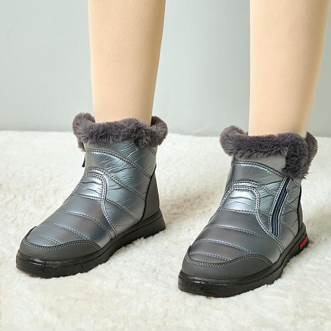 Winter neue Damen warme Plüschstiefel Mode Damen Plus Size Damenschuhe Baumwollschuhe