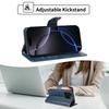 Leather Case For iPhone 16E 16 15 14 Plus 13 12 11 Pro Max 10 XR X XS 8 7 6 6S SE Geometric Phone Wallet Cover Stand Card Slots