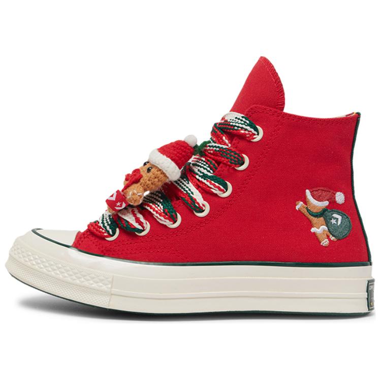 

Converse Chuck 70 High Unisex Christmas Red Green Egret A12454C EU 37