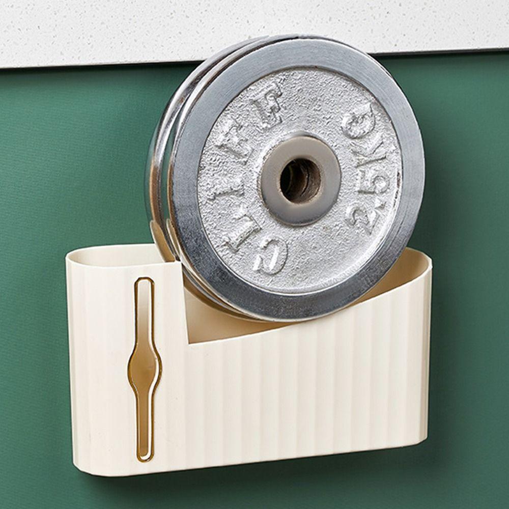 Wall Mounted Trash Bag Holder Hanging Large Capacity Grocery Bag Storage Rack Punch-Free Plastic Garbage Bag Dispenser