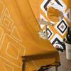 Africa Emblem Ethnic Window Treatment Tulle Modern Sheer Curtains for Kitchen Living Room the Bedroom Curtains Decoration
