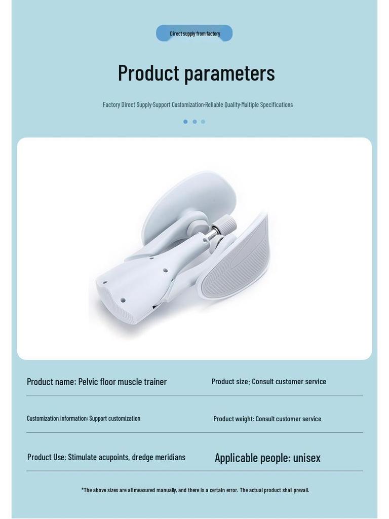 Unisex Pelvic Floor Trainer: Leg Clamping & PC Muscle Exercise Tool for Slimming & Strengthening