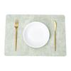 Dual-Sided Luxury Leather Placemat - Nordic Minimalist Design, High-end Waterproof & Heat-resistant Table Mat for Western Dining.