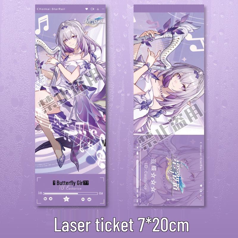 Honkai: Star Rail Anime Bookmark & Card Set – Herta, Xia, Die, Jing Yuan, Yelan